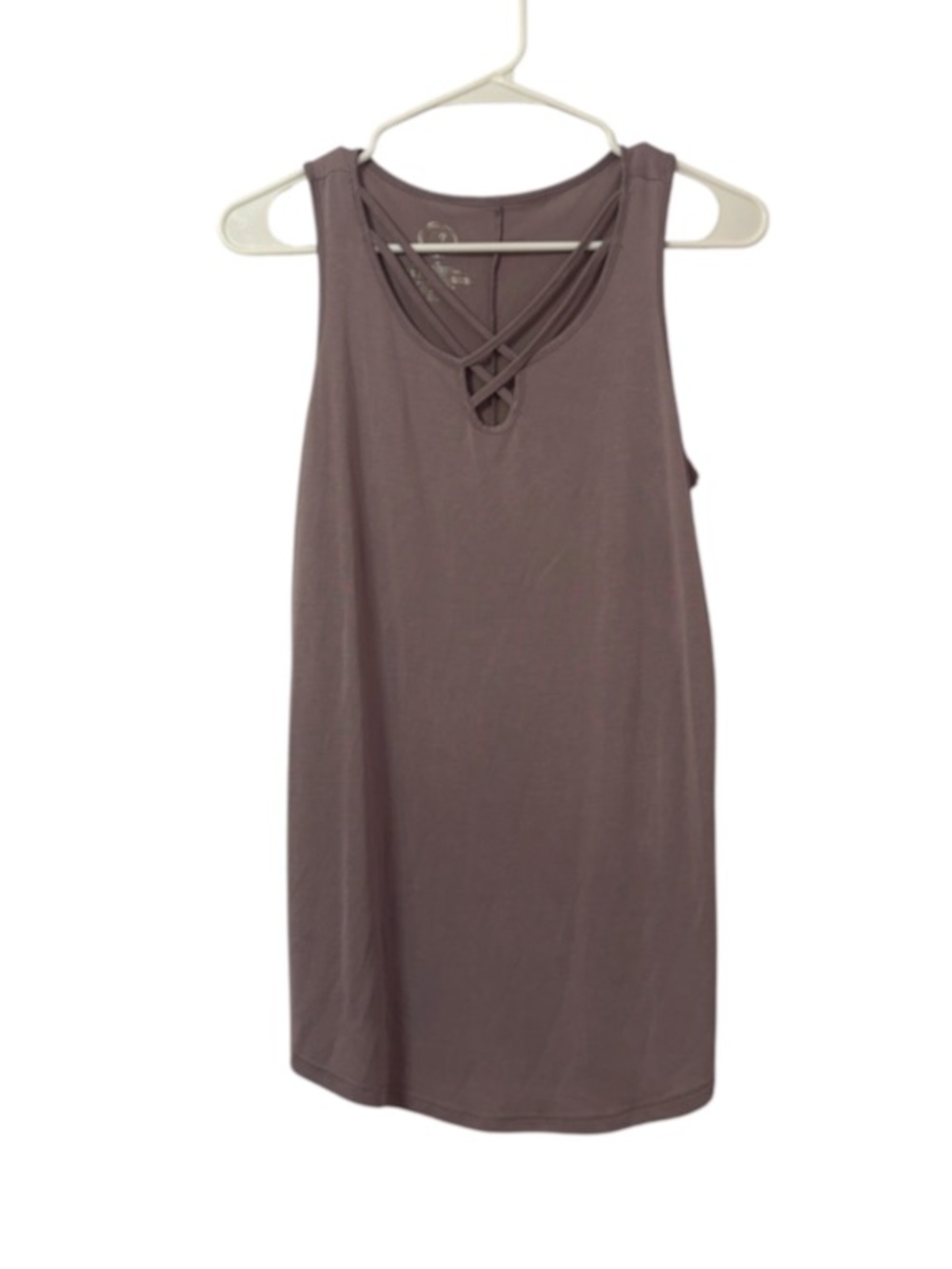 Maurices Criss Cross V Neckline Tank Top